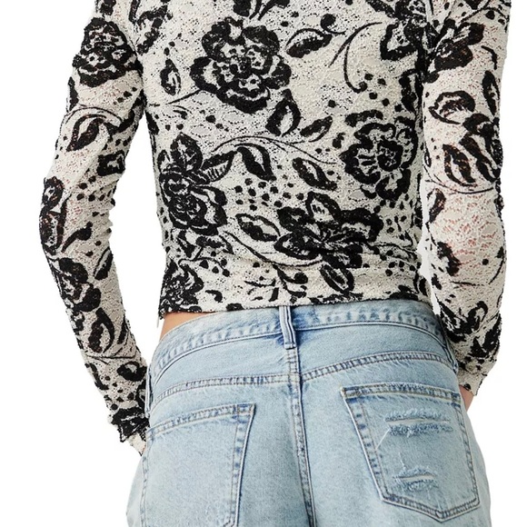 FREE PEOPLE Women's Chloe Cropped Top XL NEW NWT - Picture 3 of 14